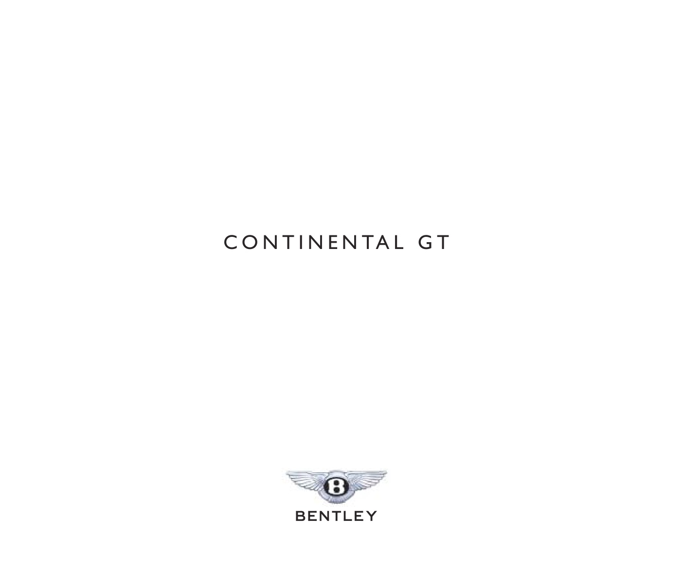 2008 Bentley Continental GT Brochure